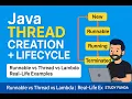 Multithreading in Java Java Thread Creation Lifecycle Explained Runnable vs Thread vs Lambda