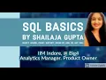Basics of SQL Select where count distinct orderby AND NOT OR NULL