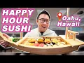 Fresh SUSHI HAPPY HOUR in Hawaii Oahu Hawaii Fresh affordable seafood