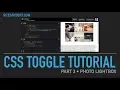 03 CSS Toggle Tutorial Photo Lightbox