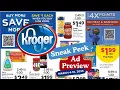 4x Meat Seafood Kroger SNEAK PEEK Ad for - MEGA SALE MORE
