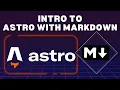 Intro to ASTRO with MARKDOWN Static Site Generator SSG JavaScript JS