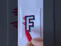 DRAWING GLITCH EFFECT LETTER F Quick And Easy Doodle Ideas How To Draw Glitch Effect Letters