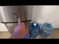 Brio Bottom Loading Water Cooler Dispenser for 5 Gallon Bottles 3 Temperatures with Hot Room Col