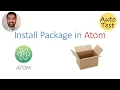 How to Install Package in Atom