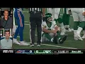 Peyton Eli Manning react to Aaron Rodgers injury on ManningCast