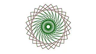 Simple Python Turtle Graphic and Code E Spirograph 10