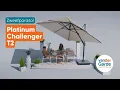 Download Lagu Platinum Challenger T2 Zweefparasol: zij- en achterwaarts kantelbaar | Van der Garde Tuinmeubelen
