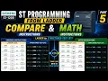 Part 5 ST Programming from Ladder Compare Math Instructions Siemens S7-1200 TIA Portal