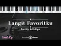 Download Lagu Langit Favoritku – Teddy Adhitya (KARAOKE PIANO - FEMALE KEY)