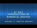 Lecture 7-1 Iterative Methods Jacobi Method - 1