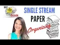 My AD Brain Single Stream Paper Organizing
