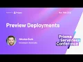 Preview Databases Feature concept for the Prisma Data Platform