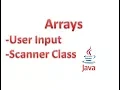 User input in arrays using Scanner class - Hindi
