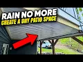 DIY Underdeck Drainage WATERPROOFING Made Easy