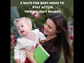 5 Ways for Busy Moms to Stay Active this Holiday Season