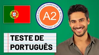A2 Portuguese Test: Full Test + Answer Sheet