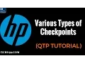 Various Types of Checkpoints - HP UFT QTP TutoriaL