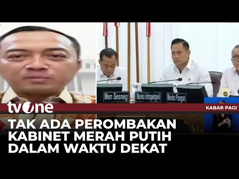 Mensesneg Bantah Adanya Reshuffle Kabinet dalam Waktu Dekat: Semua Solid