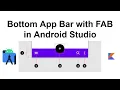 Android Bottom App Bar With Floating Action Button Material Design Components In Hindi 2022