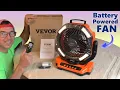 Battery Powered FAN can run 136 Hours VEVOR Prepper Supplies