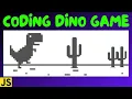 Coding Chrome Dino Game in JavaScript with a HTML Canvas - Complete Tutorial