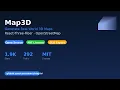 Map3D Generate Real World 3D City Maps with React-Three-Fiber