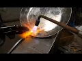 Download Lagu BLACKSMITHING| Hand Forging Iron Pan/Skillet and then using its to cook a meal.