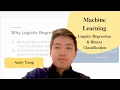 Machine Learning IV Logistic Regression Binary Classification by Andy Yang Yale 24