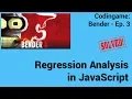 Regression Analysis in JavaScript Codingame Bender - Episode 3