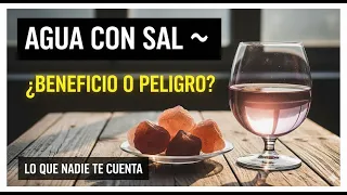 ¿Qué beneficios tiene tomar agua con sal marina?