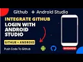 How To Connect Android Studio To Github Push Android Project APP To Github