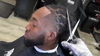 Doctor With Dreads Should He Cut Them Super Clean High Taper With Beard Work