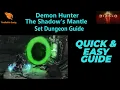 Diablo 3 Demon Hunter - The Shadow s Mantle