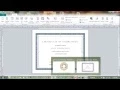 Graduation Certificate Tutorial
