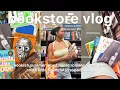 cozy bookstore vlog spend the day book shopping at barnes noble with me HUGE book haul