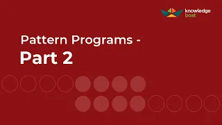 Pattern Programs - Part 2 ICSE Computer Applications Java BlueJ