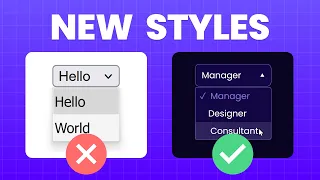 The native select was finally fixed