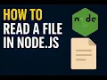 Node js File System Tutorial Reading Files Made Easy