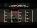 Download Lagu Autumn Leaves / Backing Track / Bpm 180 / Gm