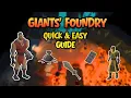 OSRS Giants Foundry - Quick Easy Beginner Guide Ironman Friendly