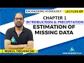 Lecture 07 Chapter 01 Estimation of Missing Data Engineering Hydrology