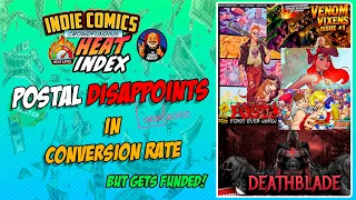 Postal disappoints in Conversion rate - Indie Comics crowdfunding heat index