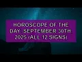 Horoscope September 30th 2025 - What the Stars Say About YOU