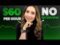 Download Lagu 6 No Interview $60 / Hour Online Work from Home Jobs