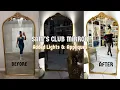 SAM S CLUB GOLD MIRROR-AZALEA EASY DIY ADD LIGHTS AND WOOD APPLIQUES BEAUTY ROOM DECOR