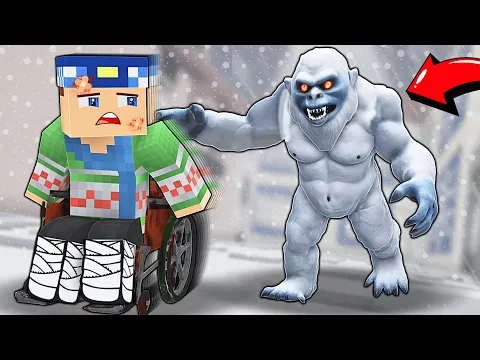 Video Thumbnail: KEREM KOMİSER KAR CANAVARI İLE KARŞILAŞTI! ☃️❄️ - Minecraft