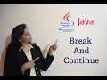 Java Tutorials 27 - break and continue