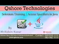 Access Specifiers in Java