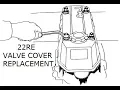22RE Valve Cover Gasket replacement on a 1984 Toyota Celica GTS RA65